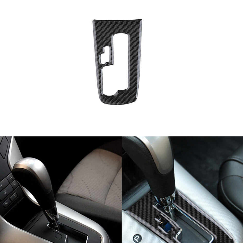 Carbon Fiber Gear Shift Panel Sticker Cover Trim for Chevrolet for Cruze 2009-2015