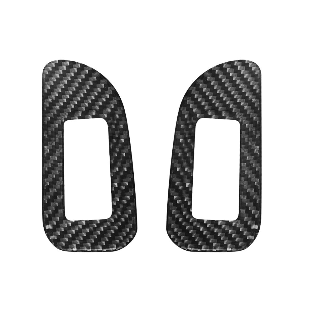 Carbon Fiber Rear Door Control Inner Frame Cover Trim for Chrysler 200 2011-2014