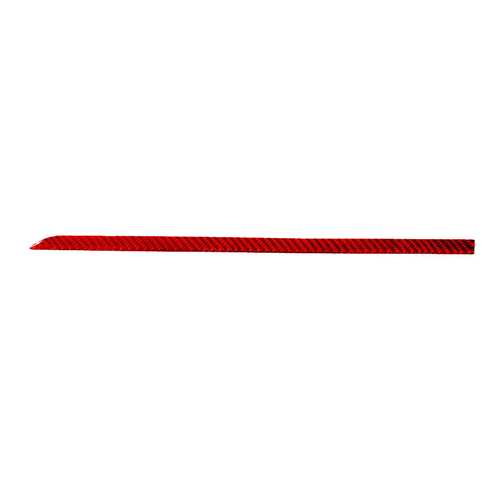 2X Red Carbon Fiber for Co -pilot Storage Lattch Trim for Hyundai for Veloster JS 2019-22