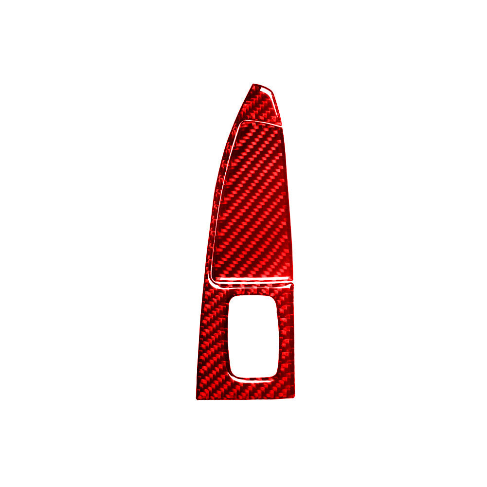 7Pcs Red Carbon Fiber Rear Door Control Cover Trim for Hyundai Azera 2006-2011