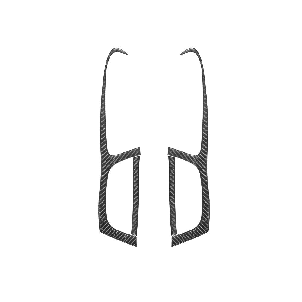 4Pcs Front Door Inner Handle Trim Cover Carbon Fiber for Toyota Tacoma 2012-2015