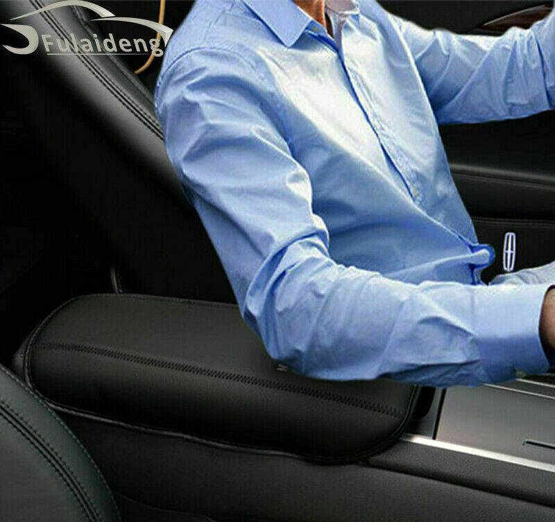for Lincoln MKZ 2017-2019 Black Armrest Pad Cover Center Console Box Cushion Mat