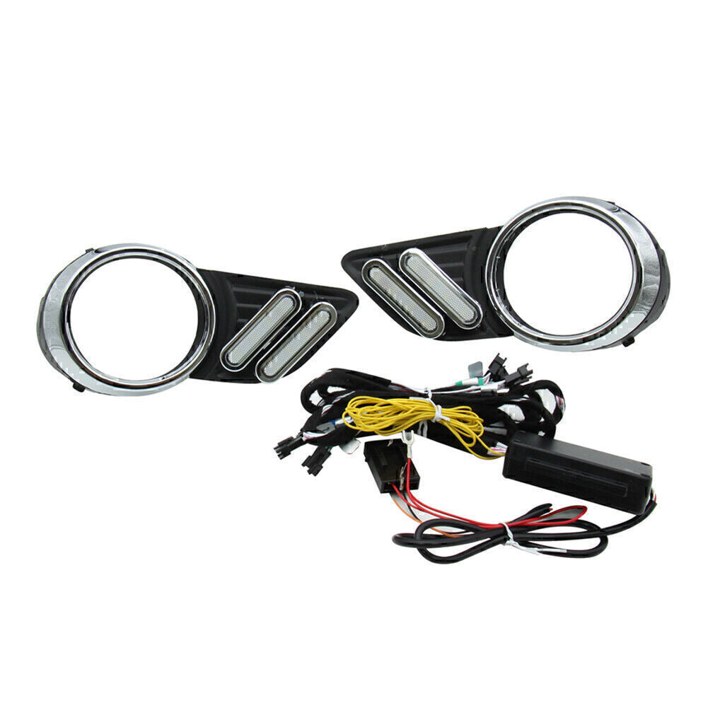 LED Daytime Running Lights DRL For 2011-2014 2012 2013 for Toyota for Sienna