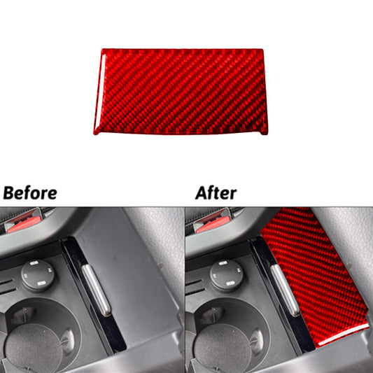 Red Carbon Fibre Centre Storage Box for Land Rover Discovery Sport 15-19