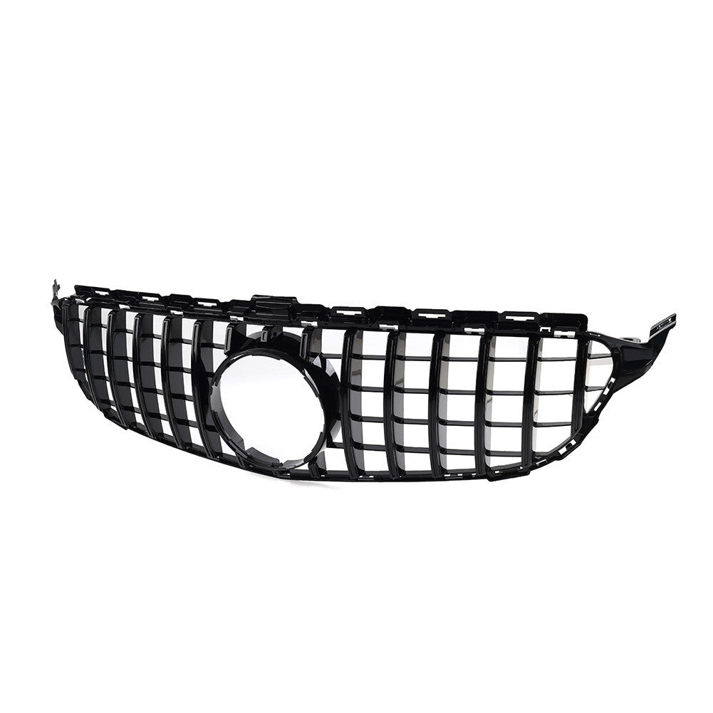 GTR Style Front Bumper Hood Radiator Grille for Benz C Class W205 2015-18 16 17