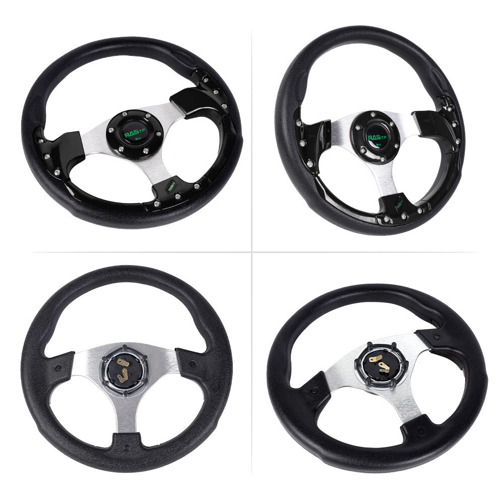 Black 13nch 320mm Universal Drifting Racing Sport Lightweight Steering Wheel