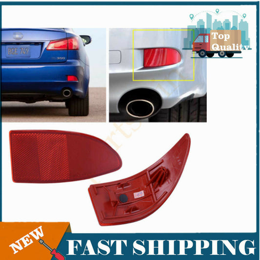Right rear bumper reflector light applicable to for Lexus IS250 IS350 2006-12 2013 brake lights