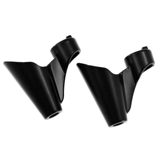 Black Front Turn Signal Mounts Relocation for Harley Sportster XL 48 1200X 10-15
