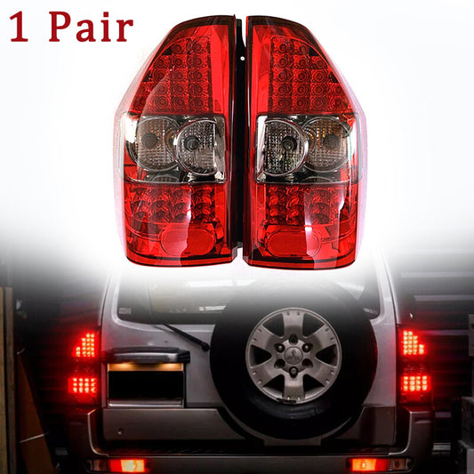2Pcs LED Rear Tail light Red for Mitsubishi pajero montero V73 V77 1999-2006