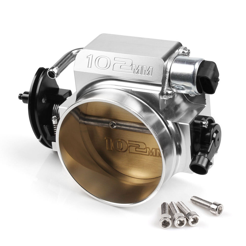 102mm Throttle Body+TPS IAC+Adapter Plate for G M III LS1 LS2 LS6 LS7 LSX LS