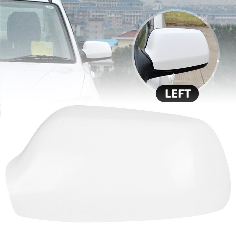 Rearview Mirror Cover Cap White Left Driver Side Fit for Mazda 6/2/3 2003-2008