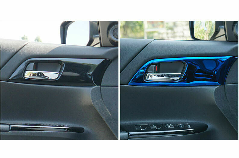 Inner Door Handle Bowl Cover Trim for Honda Accord 9th 2014-2017 Blue Titanium