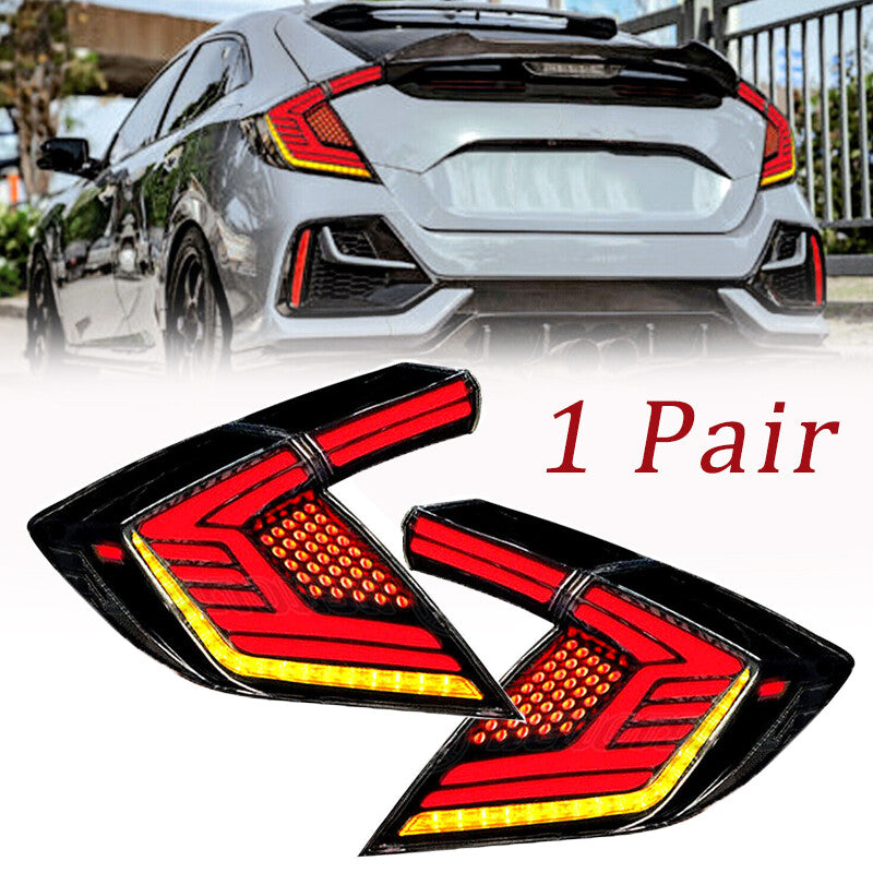 LED taillights for Honda for Civic Hatchback FK7 FK8 2017 - 2021 rear lights