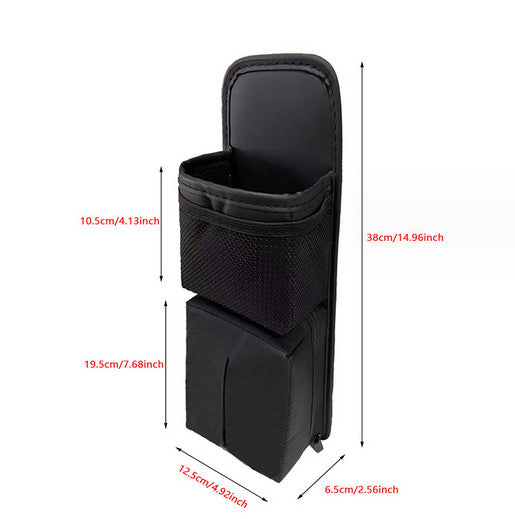 Black Car for Seat Side Back Storage Organizer Multifunctional Hanging Bag Holder