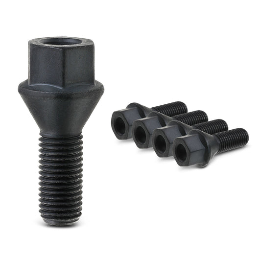 36136781150 New for BMW for Mini Wheel Lug Bolts Black Set of 5