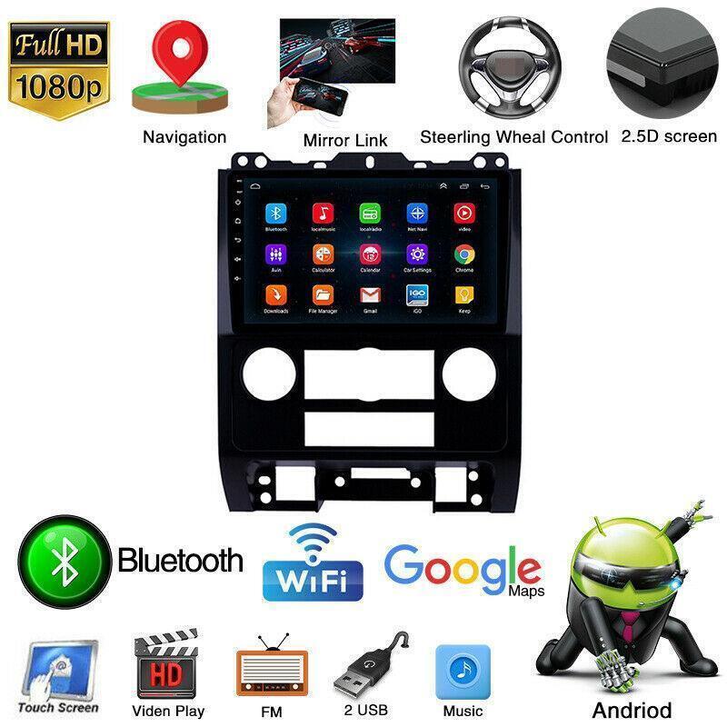 Android 10.1 Car Stereo Radio Player GPS Navi Wifi BT for Ford Escape 2007-2012