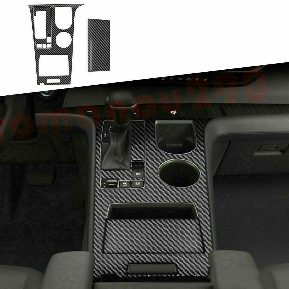 for Toyota for Sienna 2021-2023 Carbon Fiber Style Inner Gear Shift Panel Cover Trim