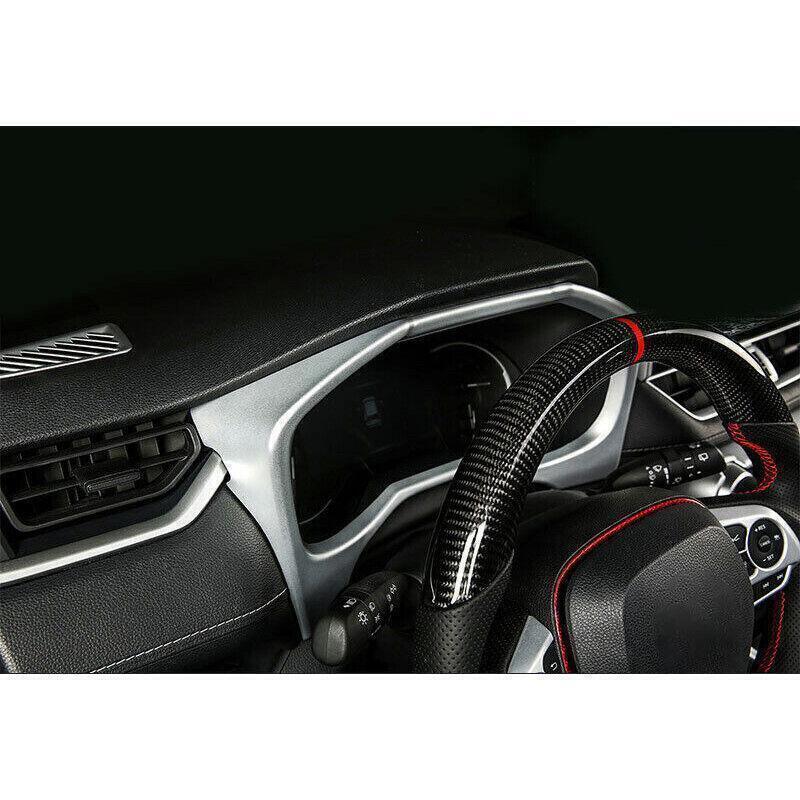 for Toyota RAV4 19-24 Silver Dashboard Meter Panel Frame Cover Trim Interior 1P