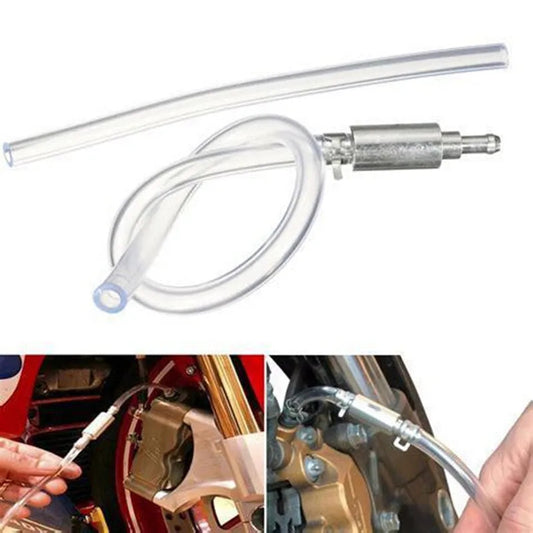 Motorcycle Clutch Brake Bleeder Hose Clutch One Way Valve Tube Bleeding Tool
