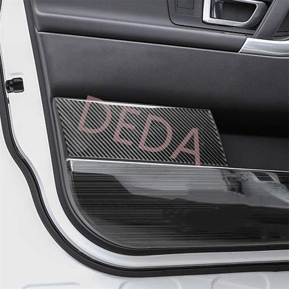 4¡ÁCarbon Fiber Interior Door Panel Trim for Land Rover Discovery Sport 2015-2019