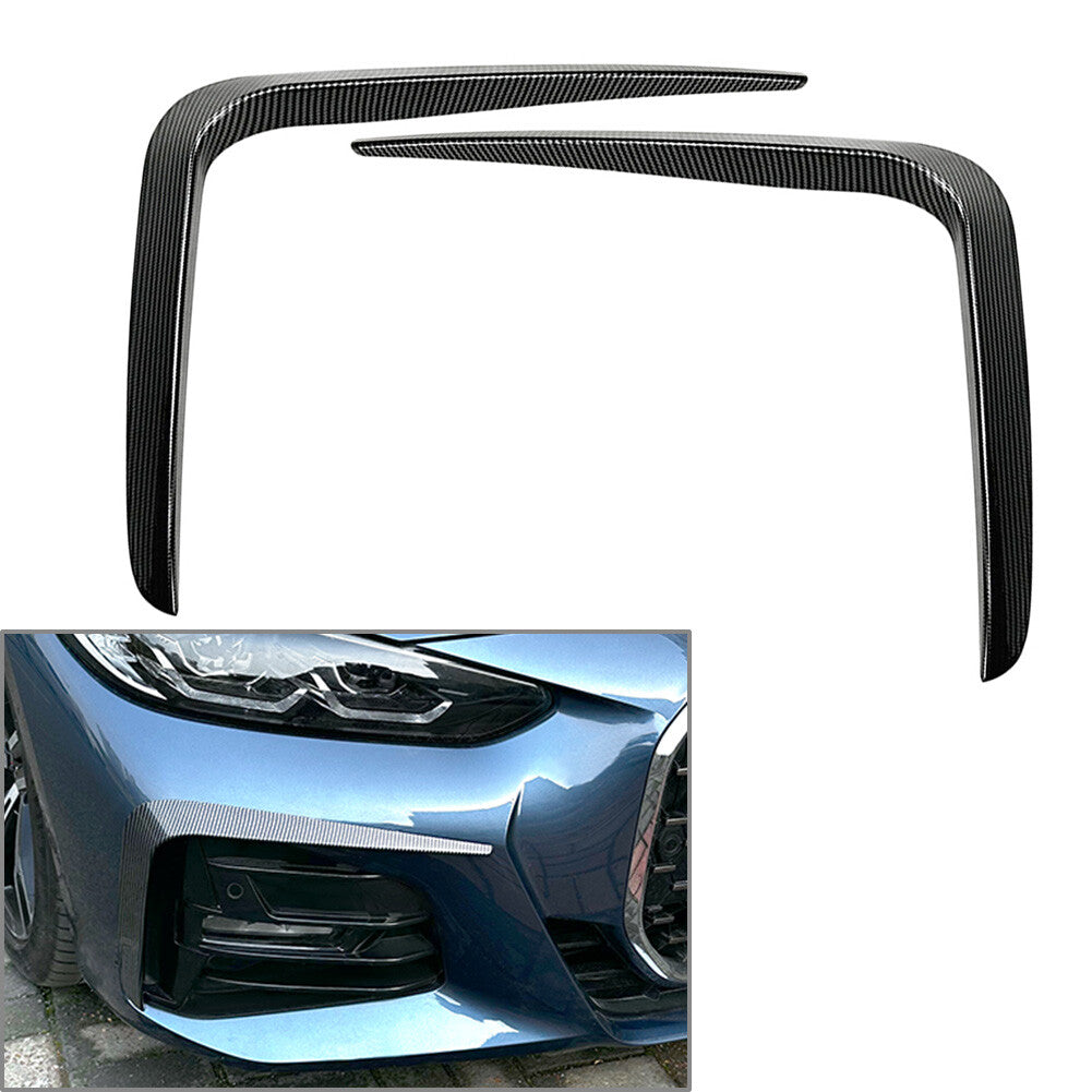 Front Bumper Lip Spoiler for BMW 4 Series G22 G23 G26 M Sport 2020-2023 22