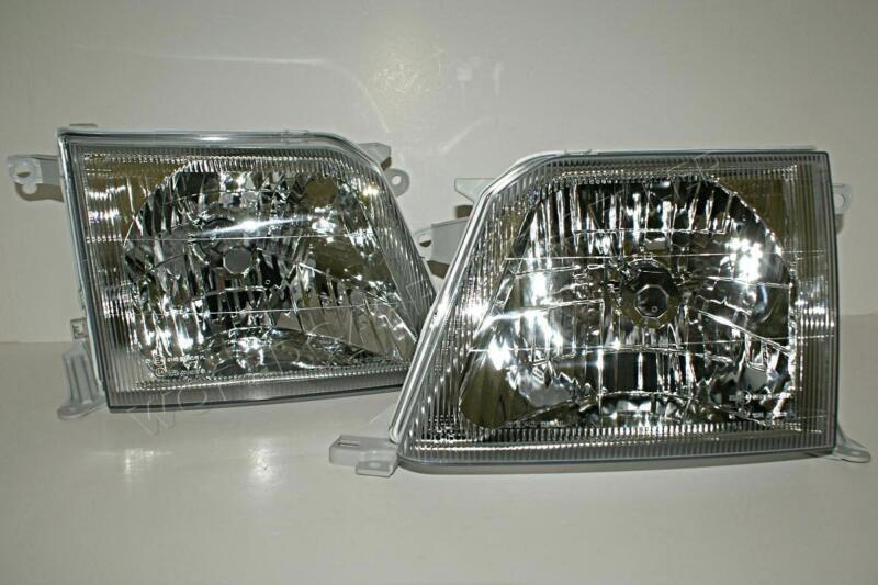 for Toyota for Land Cruiser Prado Fj90 01-2002 Headlights Front Lamps Pair Replace