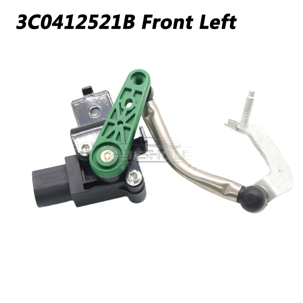 2x Headlight Level Sensor for Audi Q3 for VW for Golf for Tiguan CC 3C0412521B 3C0412522B