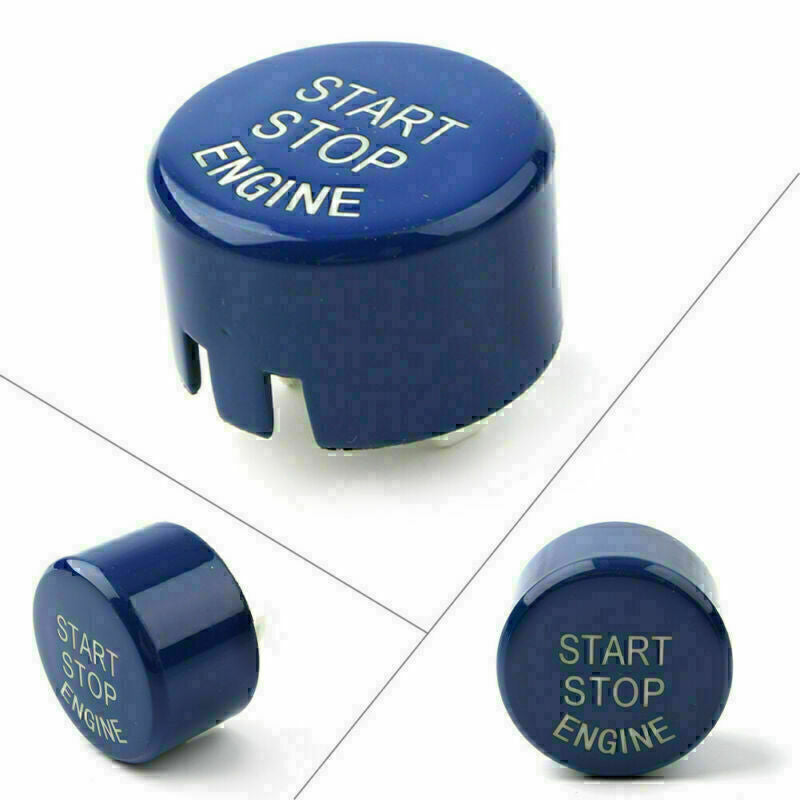 Autos Motor Start Stop Knopf Abdeckung Trim Blau f¨¹r for BMW 5er G30 G Chassis