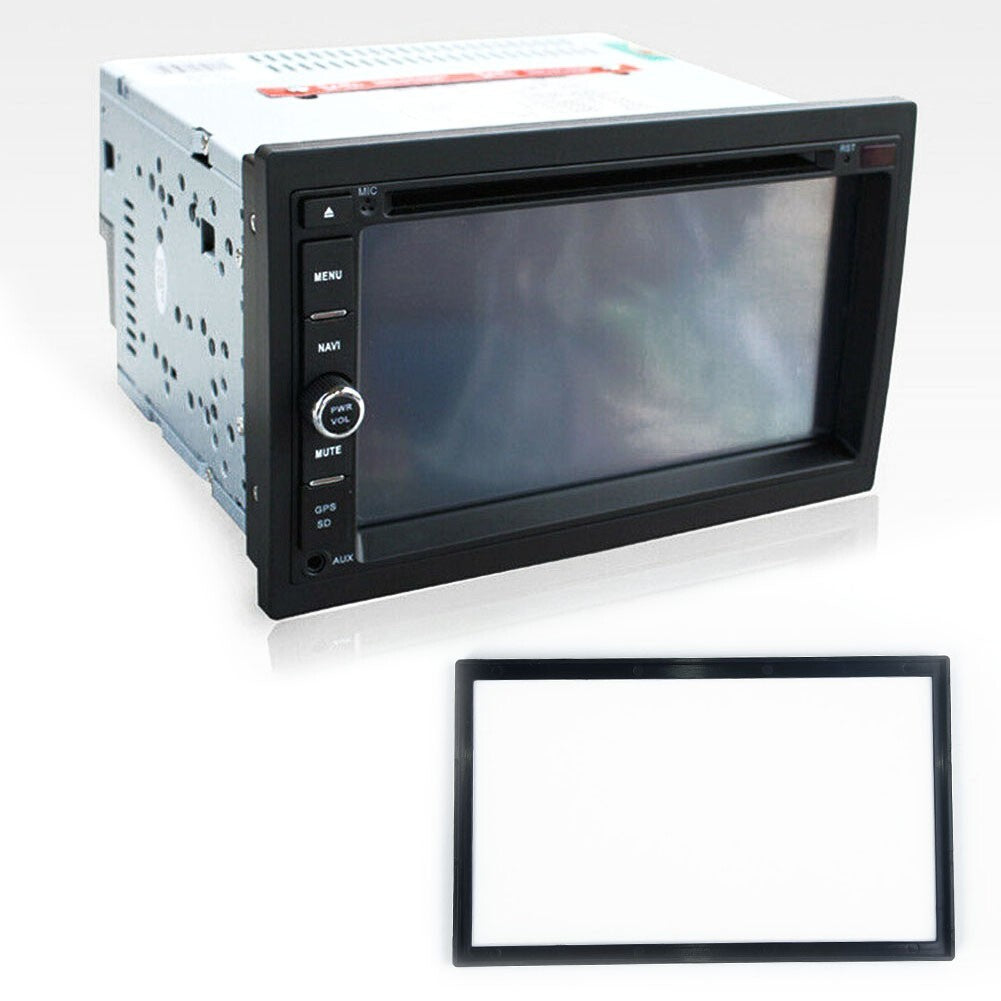 Car radio stereo DVD player dashboard mounting trim bezel panel kit frame