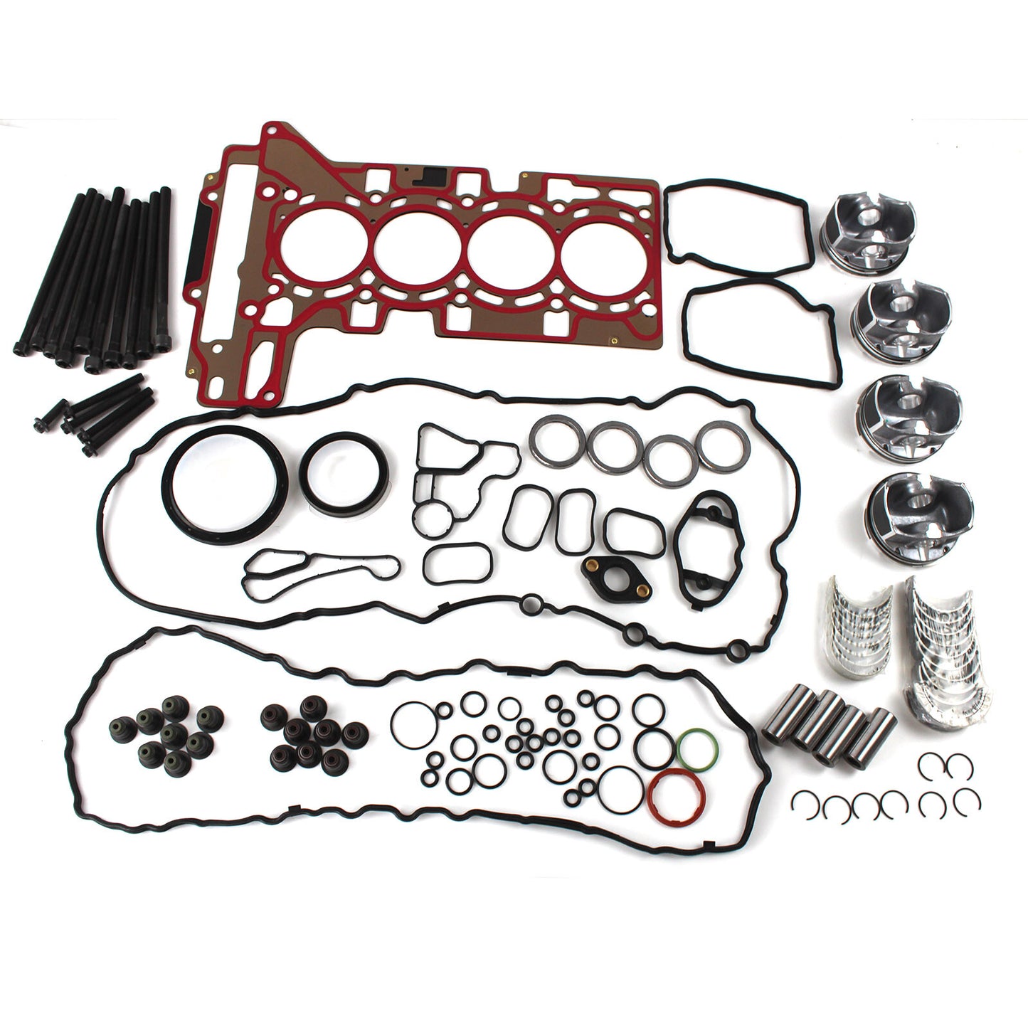 Engine Rebuild Gaskets kit CR 10:1 for BMW X3 X4 228i 428i 2.0 N20 N26 Overhaul