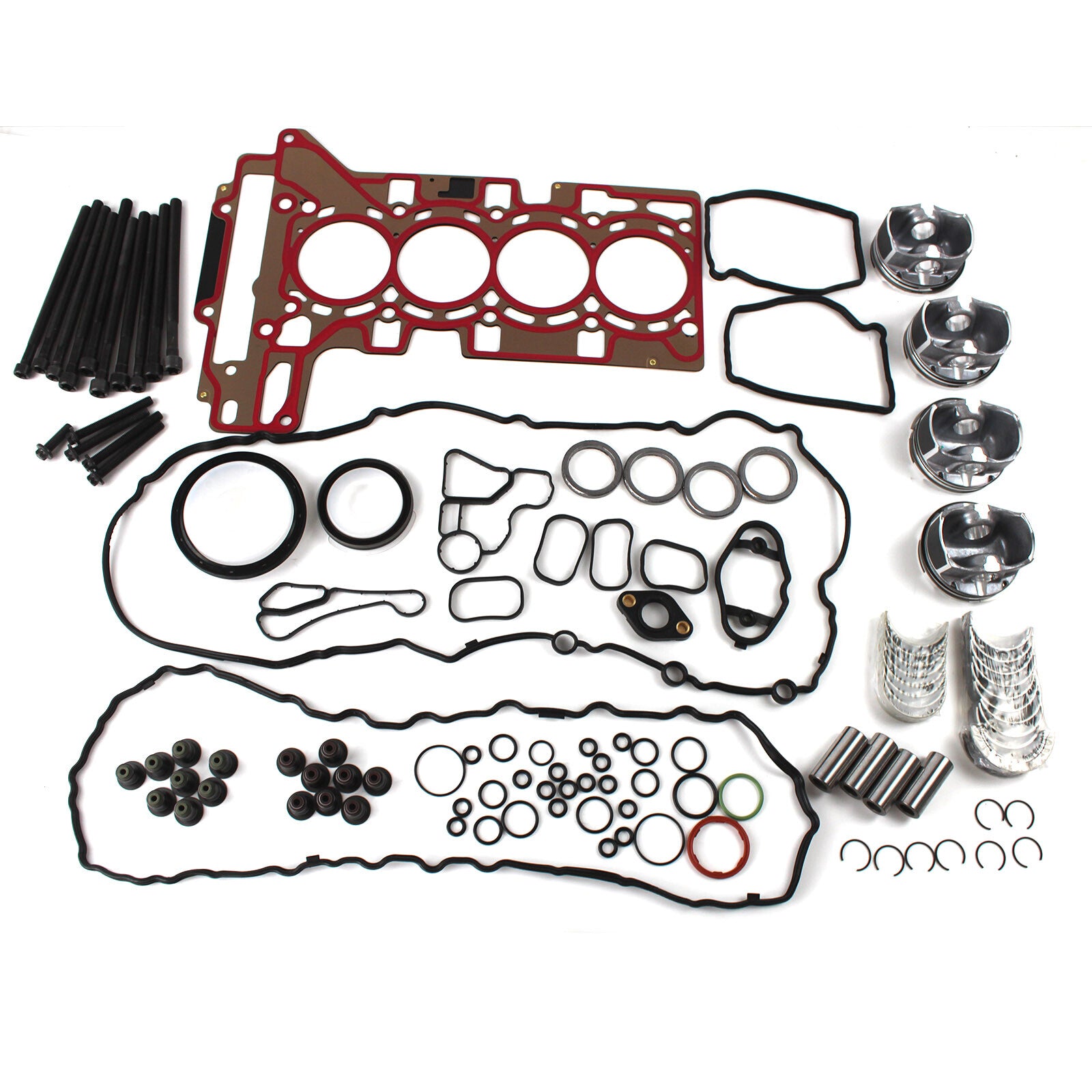 Engine Rebuild Gaskets kit CR 10:1 for BMW X3 X4 228i 428i 2.0 N20 N26 Overhaul