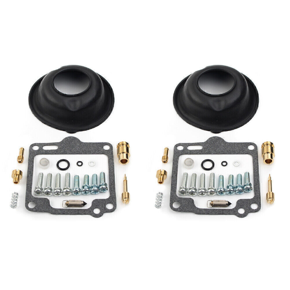 For 88-97 for Yamaha XV750 Virago 750 Carburetor Carb Re2x Kit w/Plunger Diaphragm