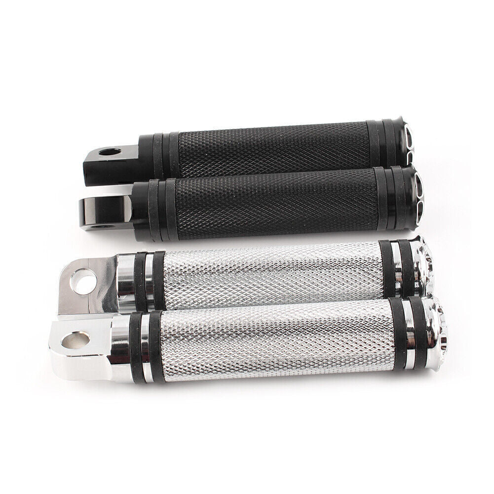 Front+Rear Male Mount Foot Pegs Footpegs for Harley Davidson Billet Aluminum