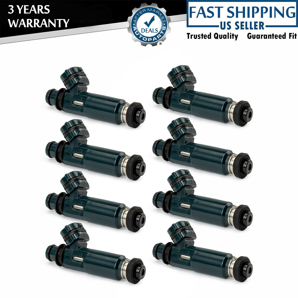 8x Fuel Injectors 23250-50040 For 01-04 for Lexus for Toyota Tundra Sequoia 4Runner 4.7L