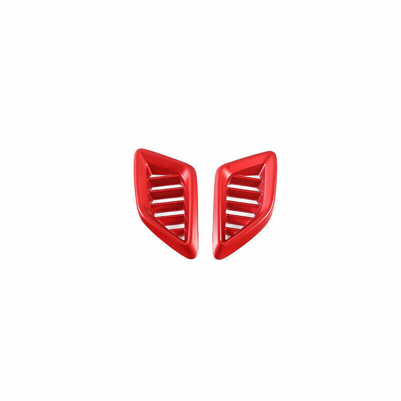 Dashboard Side Vent Overlay Cover 2 for Honda Accord 10th 2018-2022 Bright Red