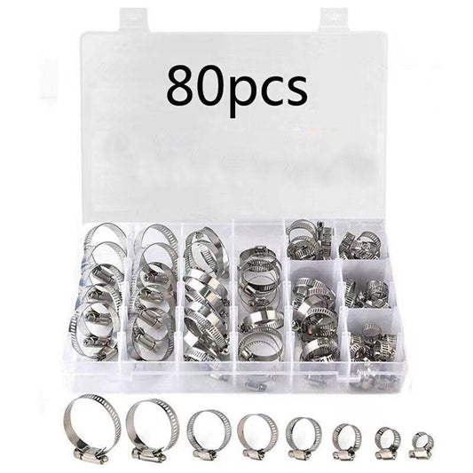 Car Fuel Hose Clamps Pipe Clamp Worm Gear Clip Adjustable Hose Clamp Plier Tool