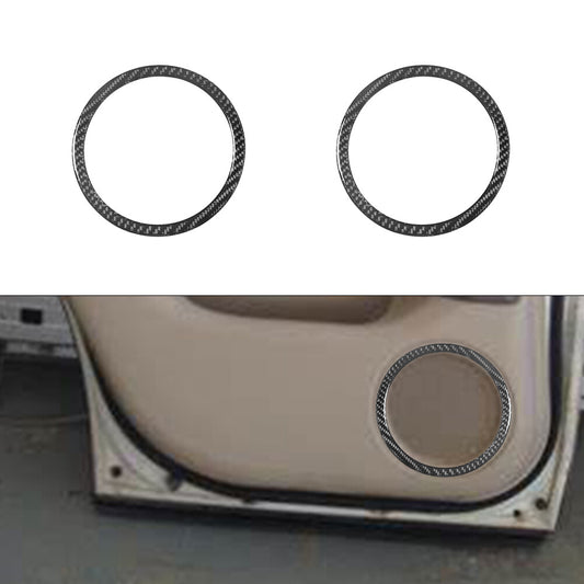 2X Carbon Fiber Interior Rear Door Speaker Cover Trim for Lexus RX300 1998-2003