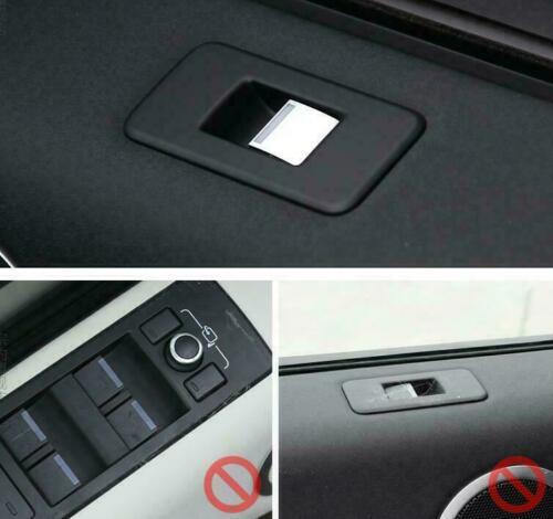 10Pcs Chrome Window lift panel switch cover trim for Range Rover Velar 2017-2019