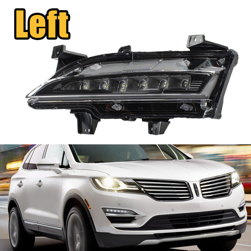 for Lincoln MKC 2014 -2018 Left side LED Daytime running lights Fog Light