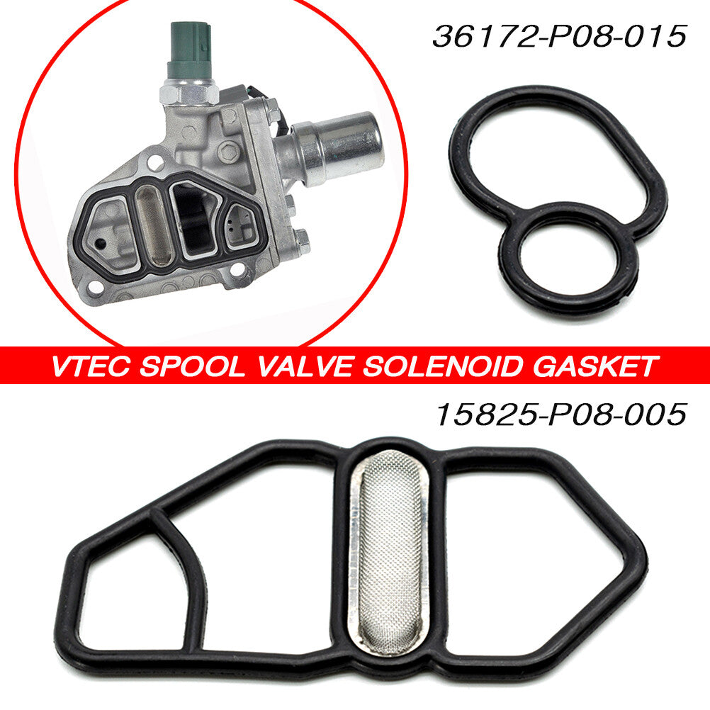 for Honda for Civic Si for Acura Integra NSX DOHC VTEC Spool Valve Solenoid Gasket Set