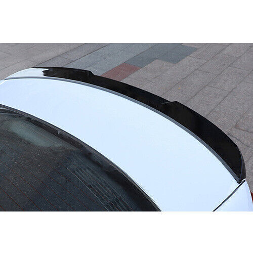 for Hyundai for Elantra 2017-2018 Glossy Black ABS Rear Boot Spoiler Wing Flap Blade