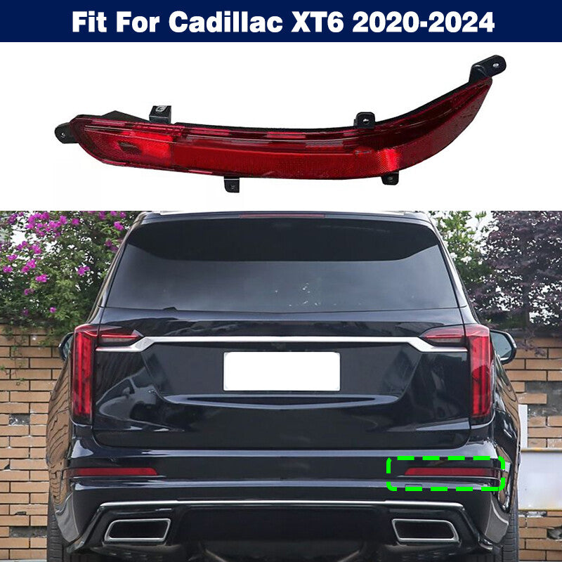 Right Side Rear Bumper Tail Fog Light Reflector Lamp for Cadillac XT6 2020-2024