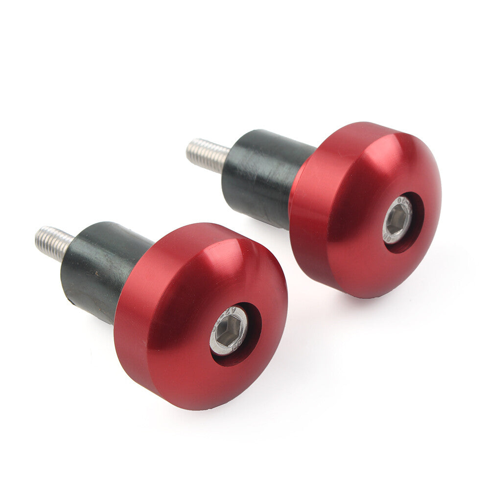 Handlebar Grips Bar End Slider Cap Motorcycle for YAMAHA YZFR1 YZF-R1 Red red