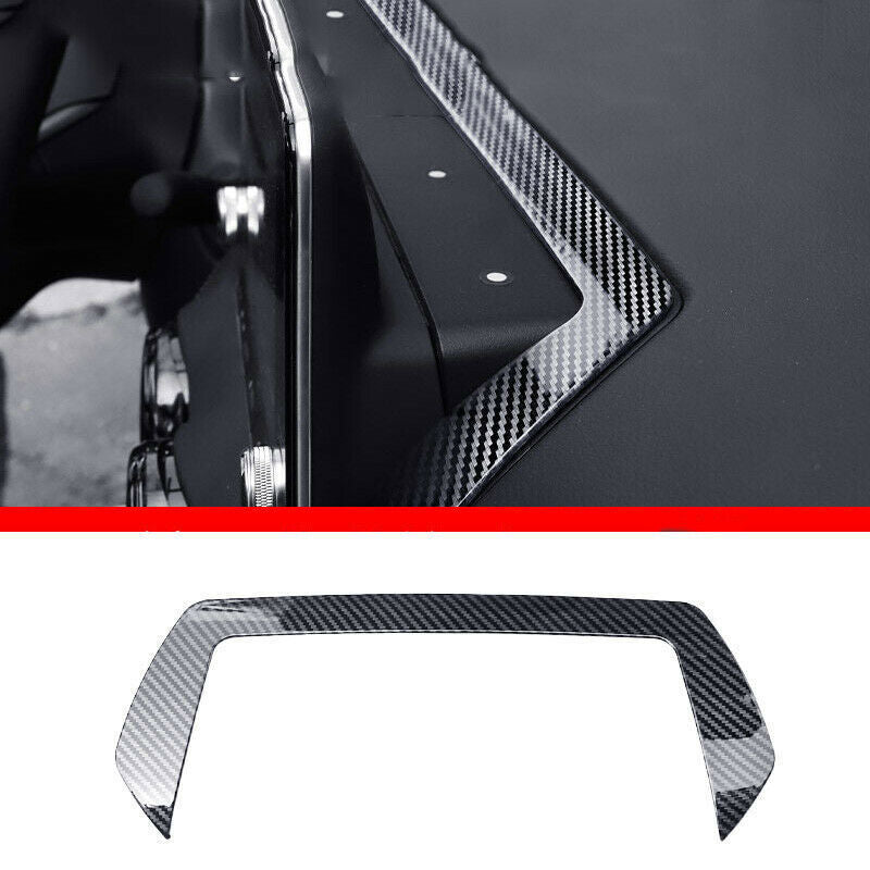 for Nissan Sentra 2020-2023 Carbon Fiber ABS Dashboard GPS Navigation Trim Cover