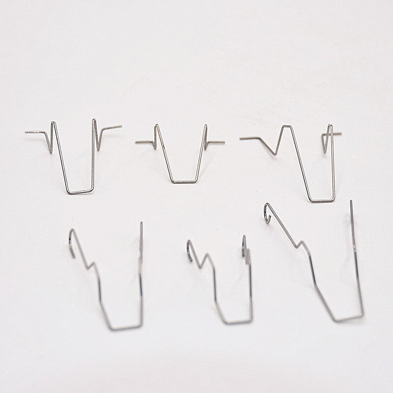 Bulb Retaining Spring Clip, 6pcs Universal Car Headlight Clamp Headlamp Dip
