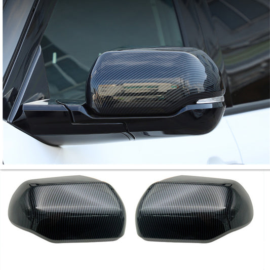 for Toyota Tundra 2022-24 Carbon Fiber Look Side Mirrors Rearview Trim Cover 2X
