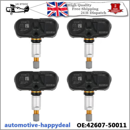 4X TPMS TYRE PRESSURE SENSOR 42607-50011 for TOYOTA  for LEXUS GS300 GS430