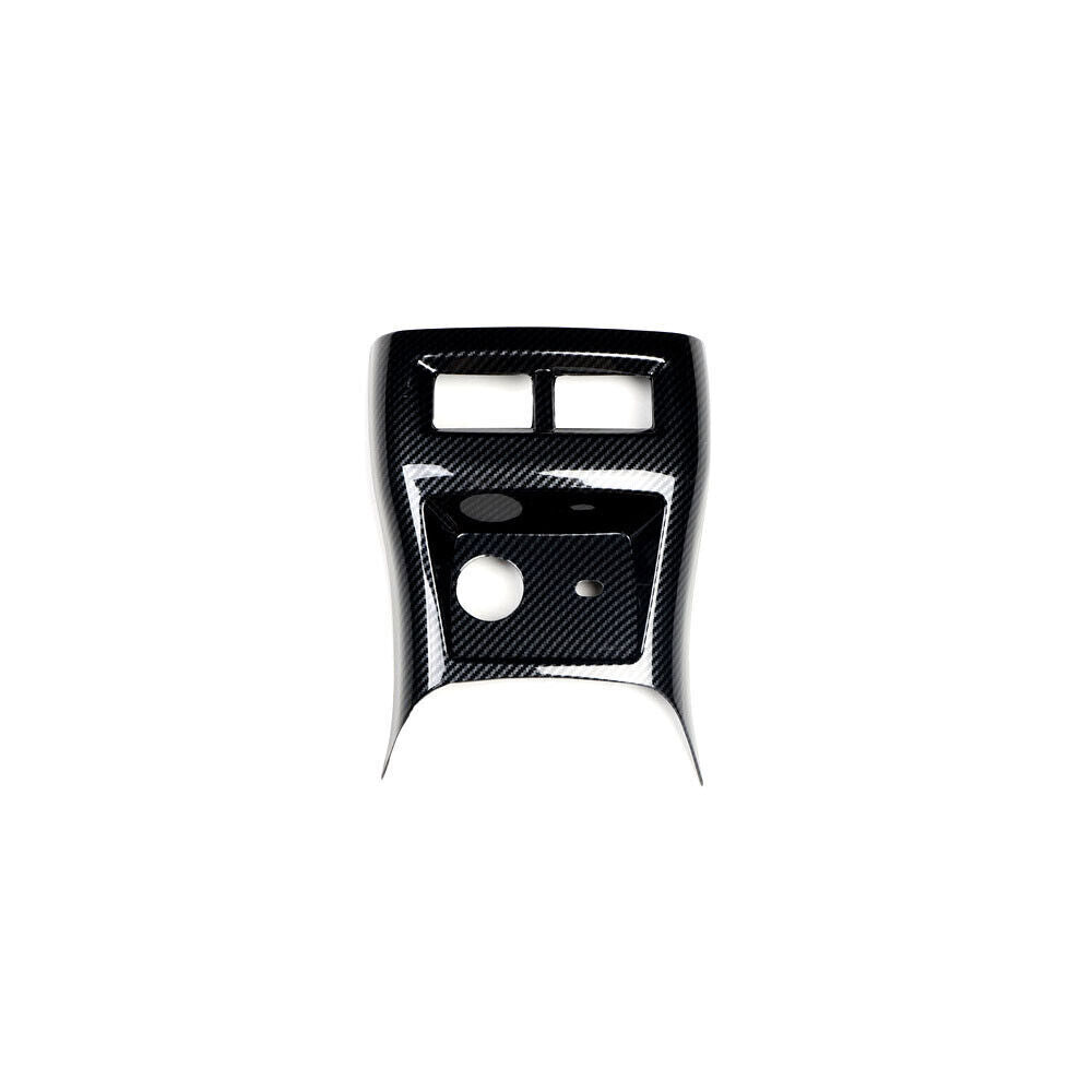 for Cadillac CT5 2020-24 ABS Carbon Fiber Rear Air Outlet Protective Panel Trim