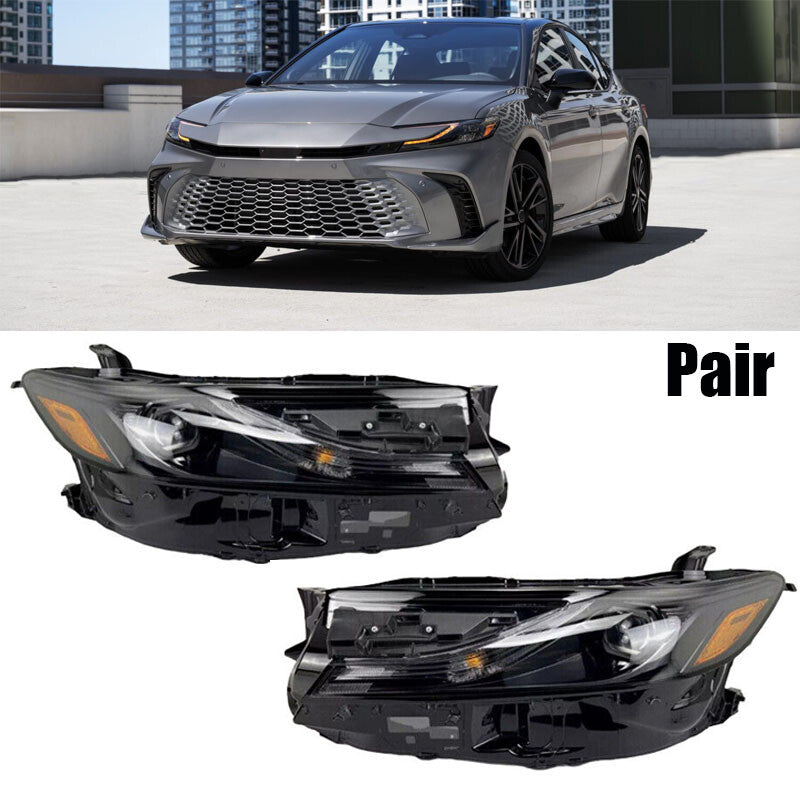 LED headlight projector, left and right, suitable for Toyota for Camry LE SE 2025.