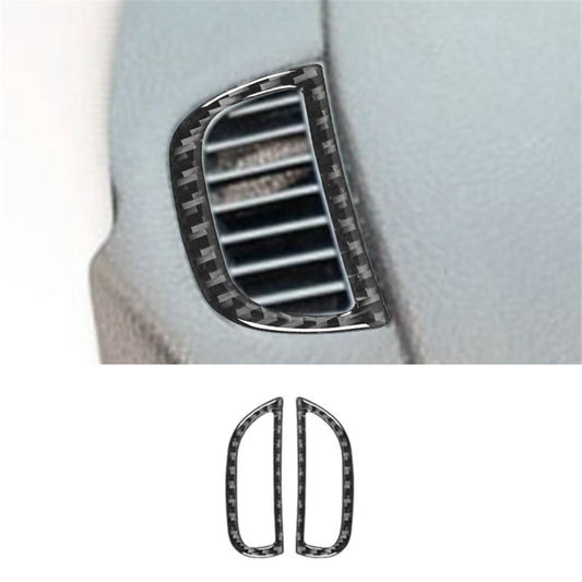 for Dodge Journey 2011-2017 2Pcs Front Air Vent Trim Cover Decor Carbon Fiber
